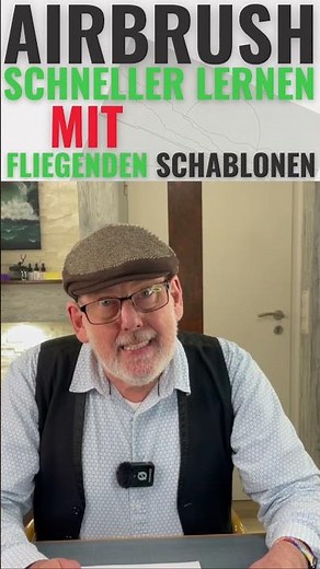 🎨👍 Airbrush lernen: Fliegende Schablonen: Der perfekte Einstieg in die Airbrushmalerei!