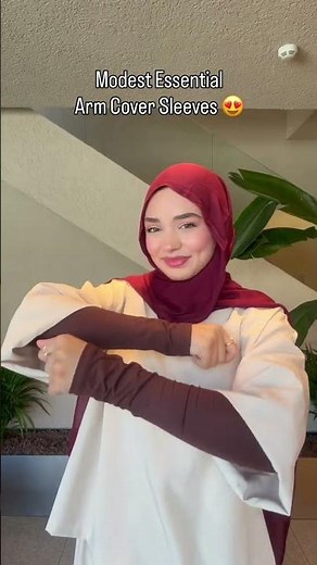 Arm Cover Sleeves for Hijabis | Elegant Modesty, Effortless Style 💫 #hijabi