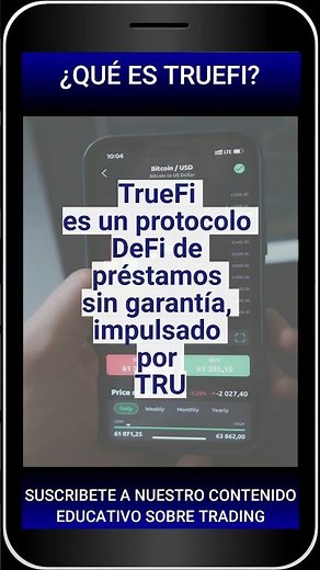 👉¿Qué es TRU TrueFi y Cómo Funciona? Curso de Criptomonedas | 2023 | #Shorts