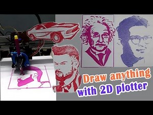 Draw with your 3d printer | 2D plotter at home | DIY | Convert 3d printer into 2d plotter