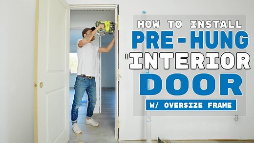 How to Install a Pre-Hung Interior Door (First Time DIY!)