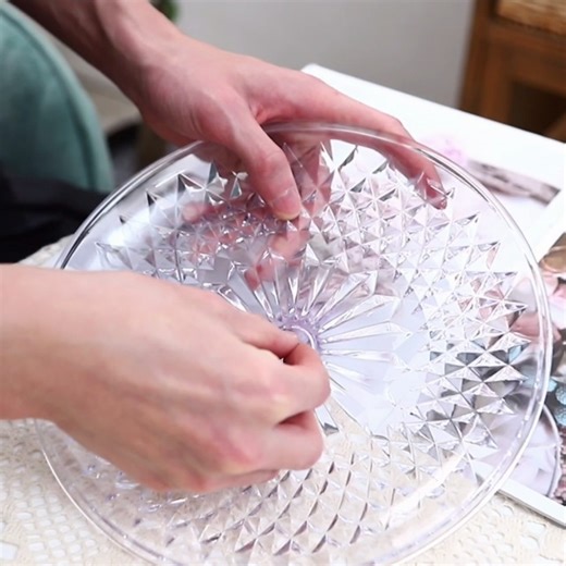Watch clear pie stand tiered tiered serving tray three tiered tray on Amazon Live