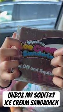 Unboxing my NEW Ice Cream Sandwich Squishy! 🍦