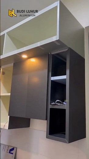 Kitchen Set Aluminium acp metode Double Layer