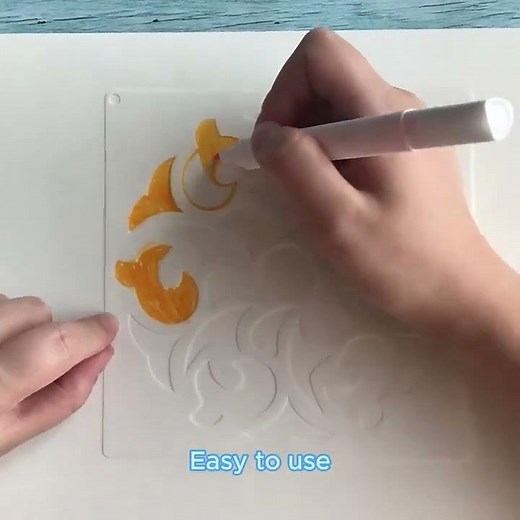 Kaligrafi harf şablonları 26 Parça 10x10cm-Çiçek Harf Şablonu, Boyama sticker