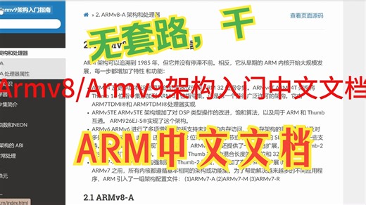 Armv8/Armv9架构中文文档[免费]