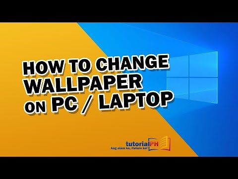 How to customize or change background wallpaper for laptop or desktop On windows 10 | Pinoy Tutorial