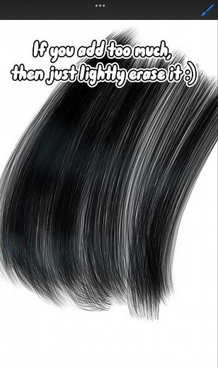 Easy tutorial on how to draw realistic hair! (Procreate)