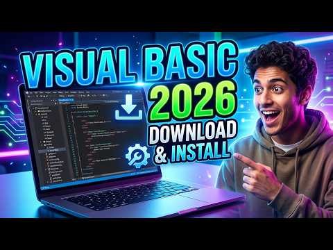 تحميل وتثبيت Visual Basic 2026 كامل مجانًا | شرح خطوة بخطوة للمبتدئين