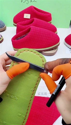 Handmade cotton slippers tutorial workshop