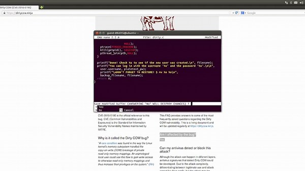 How To Exploit DirtyCow (and stop it from crashing)