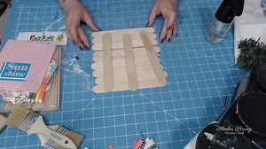 How to make a super cute and easy DIY Spring Door Hanger! | Amber Strong DIY