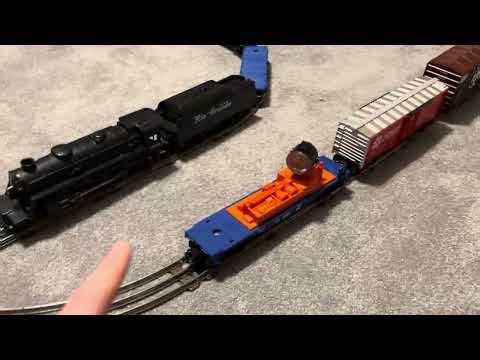 Switching to add a railcar onto the train.