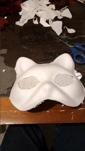 Tuto masque therian #art #lynx #theriotypes #therianthropy #percer #artist #therian