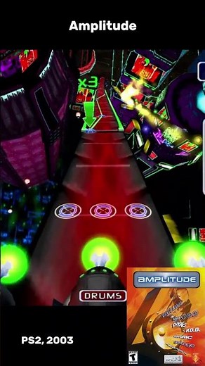 Amplitude (2003, PS2) Retro Gameplay #gaming #retrogaming #guitarhero