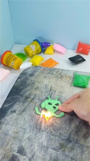 Unboxing Modelling DIY Clay & Gog The Alien Green Dog with Clay ✨
