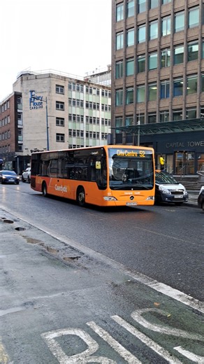 Cardiff Bus 101 on the 52 to City Centre #cardiffbus #buses