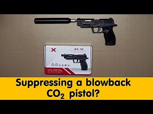 Silencing a CO2 blowback pistol experiment.