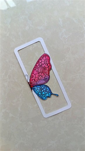 111K views · 1K reactions | DIY butterfly bookmark 曆﫶 DIY BOOKMARK 懶 . . ORIGINAL ✅ . . DON'T COPY WITHOUT PERMISSION  . Don't repost  . . . . . . #artsyjayas #art #bookmarkpainting #papercraft #butterflybookmark #tulipbookmark #acrylicpainting #gouche #reels #explore #explorepage #bhfyp | Artsy Jayas | Facebook