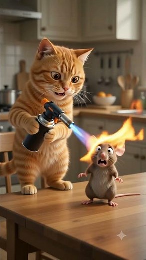 Cute Moti Billi aur Chuha ki Kahani #KidsCartoon #HindiRhymes #Billi