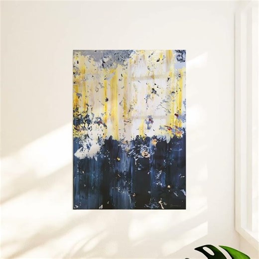 Original Abstract Painting | Modern Acrylic Art on Canvas | Contemporary Wall Art by Alex Senchenko