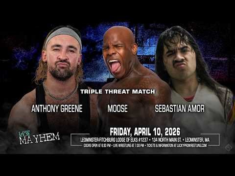 TNA Wrestling's Moose debuts in a Triple Threat Match at Mayhem: Hype Central, Mar. 21, 2026