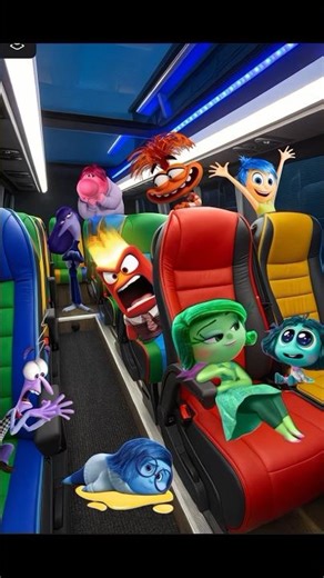 POV: When All Your Emotions Ride the Same Bus #insideout2 #anger #joy