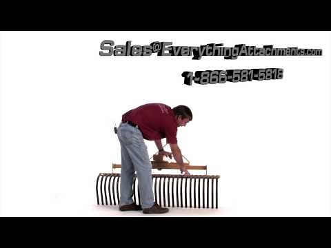 Everything Attachments Compact Tractor Landscape Rake