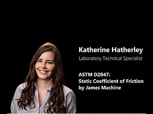Slip Resistance Testing of Floors and Polishes at Dell Tech by James Machine (ASTM D2047)