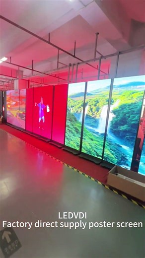 Poster led display multiple screen can seamless splice a large screen #ledvdi #posterleddisplay #led