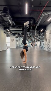 Haneen Hosni🇪🇬 on Instagram: "Straddle to handstand tutorial🚀 💫 Straddle walks (jump with ur legs opened & shift ur weight on ur shoulders everytime) 💫 Negative handstand straddle (kick up to a handstand on the wall, put ur hips & head on the wall and bring ur legs down slowly. Keep ur hips on the wall as long as u can) 💫 Straddle ups (same as a v-up but with ur legs opened) 💫 Wall assisted straddle to handstand (Try to lead with ur hips and lock ur shoulders. This skill is all about lean