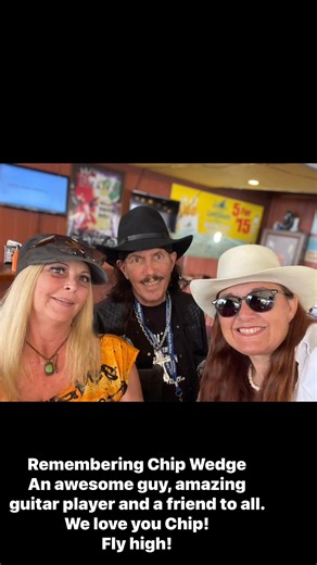 An amazing guy, an awesome guitar player and a friend to everyone. We love you Chip! Fly high! | Lori Eyler