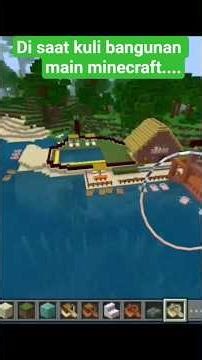 begini jadi nya kuli bangunan main minecrat...#minecraft #addon #mod #games #survival
