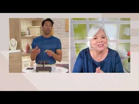 Affinity Diamonds Hinge Bangle, Sterling Silver 0.15ct on QVC