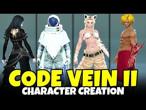 CODE VEIN II Character Creation (Full Male & Female Customization, All Options, Outfits, More!)
