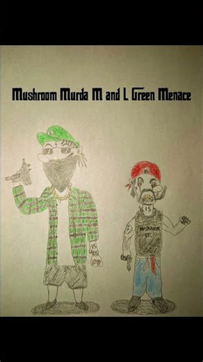 Hood Mario and Luigi #mario #luigi #gangster #rapper #rap #criminal #nintendo