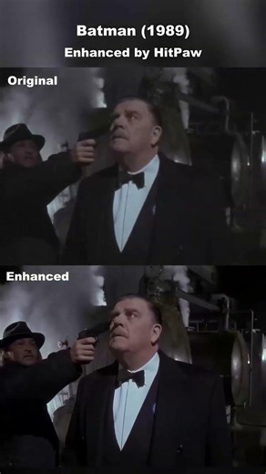 Batman (1989) Restaurado com IA｜A Batalha Entre Batman e Coringa em 4K