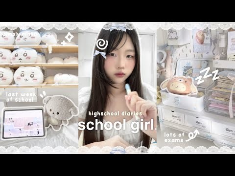 *REALISTIC* school vlog 🏫🐇 : last week of grade 11, field trip, lots of stu(dying) + cafes, exam szn