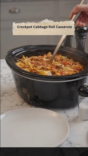 Crockpot Cabbage Roll Casserole