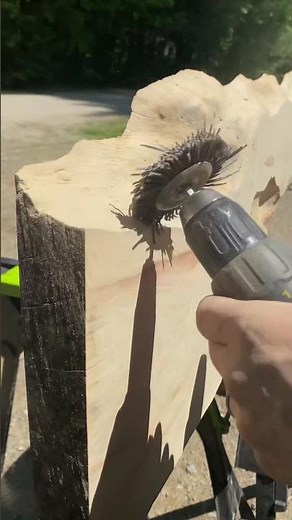 How I clean live edge slabs