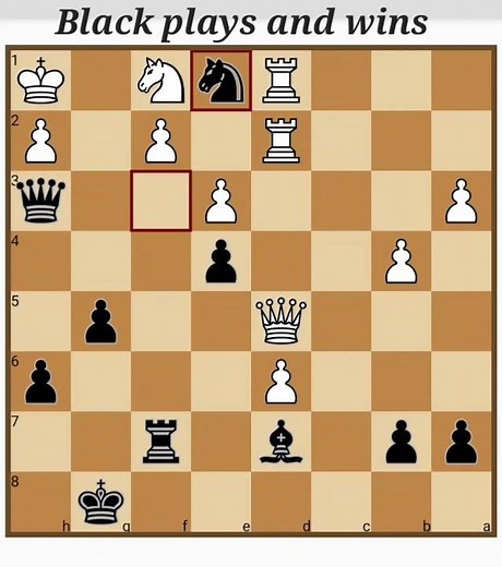 FIND THE INCREDIBLE SHOT FOR BLACK !