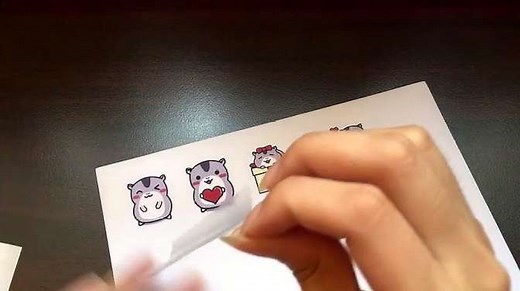 自己的贴纸自己做，自制贴纸怎么做教学，只需3种材料轻松制作