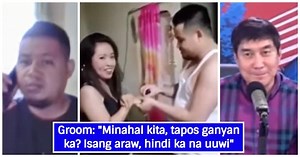 Bride na umurong sa kasal, ipina-Tulfo ng kanyang galit na groom