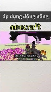 áp dụng công thức động năng #minecraft #daulac