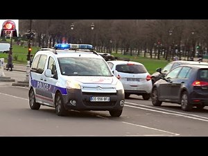 Voiture de police en urgence // Paris Police Car Responding Sirens