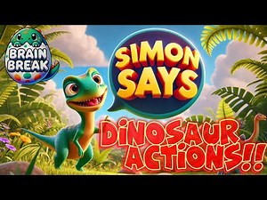 Dinosaur Simon Says — Fun Brain Break Exercise for Kids