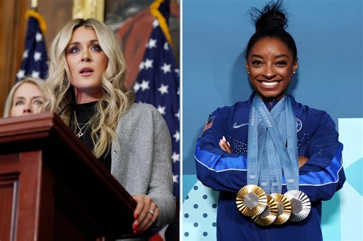 Riley Gaines pulls no punches with blunt response to Simone Biles’ insults in spat over trans athletes