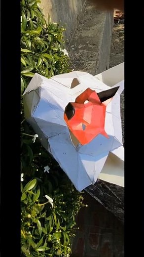 Paper Fox Mask Tutorial | Easy 3D Mask Making at Home | No Cost DIY Craft