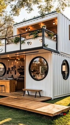 This Shipping Container Cafe Looks Unreal 🤯