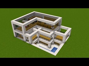 Minecraft - How to build a Easy Modern Base